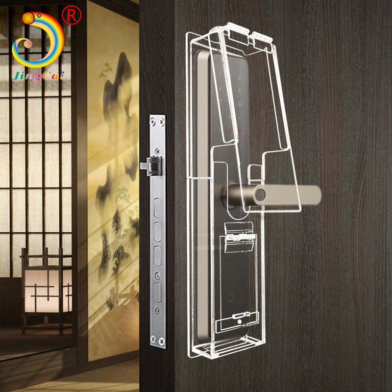 定制智能门锁防雨罩室外密码锁防护罩指纹锁防水罩门锁保护盒包邮