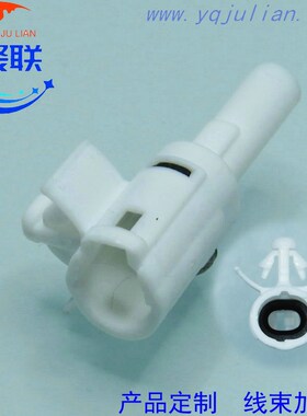 DJ7011B-2.2-11 国产6187-1561 汽车线束插头1P白色接插件 配端子