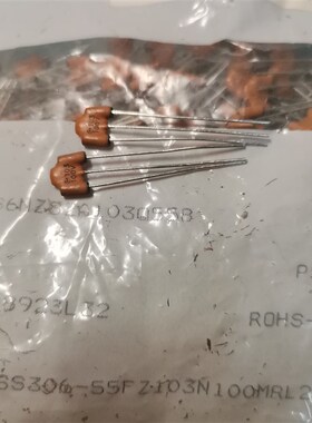 三端滤波电容 103 100v 直插 ENI静噪三脚滤波 DSS6NZ82A103Q55B