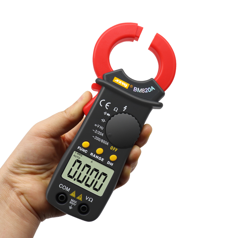 滨江BM820A数字袖珍/口袋/迷你型/交流钳形表数字钳型万用表