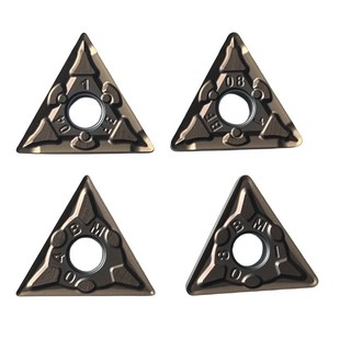 株洲不锈钢专用TNMG160404BF/08BM三角形刀头 外圆内孔粗车刀粒