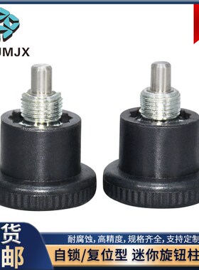 分度销迷你型旋钮柱塞GN822.6弹簧柱塞卡锁型现货定制定位止动销