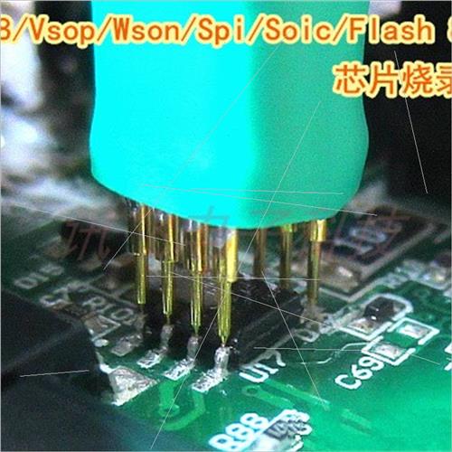 SOP8/VSOP8/SOP16程序烧录针芯片测试探针弹簧针间距1.27mm