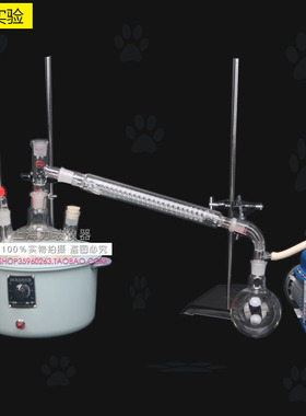 蒸馏回流真空装置 500ML  减压/蒸馏装置 真空装置 加热/回流装置