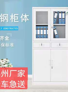 郑州办公室文件柜铁皮凭证资料柜档案柜员工更衣柜带锁矮柜储物柜