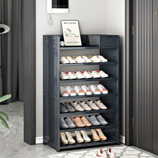 鞋架子家用门口外宿舍鞋子收纳神器省空间全楠竹鞋柜窄小简易楼道