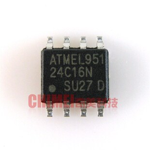 【全新原装】24C16 AT24C16N 贴片封装 存储器 IC集成电路 零配件