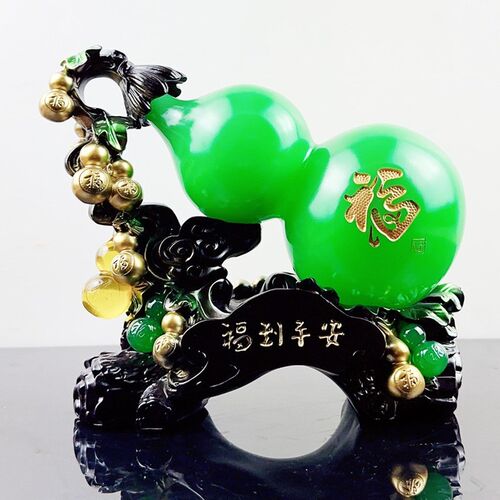 摆设福禄招e财葫芦摆件客厅酒柜装饰品摆设保险公司送客户礼品