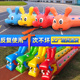 趣味运动会道具充气旱地龙舟毛毛虫端午活动亲子学校团建竞速器材
