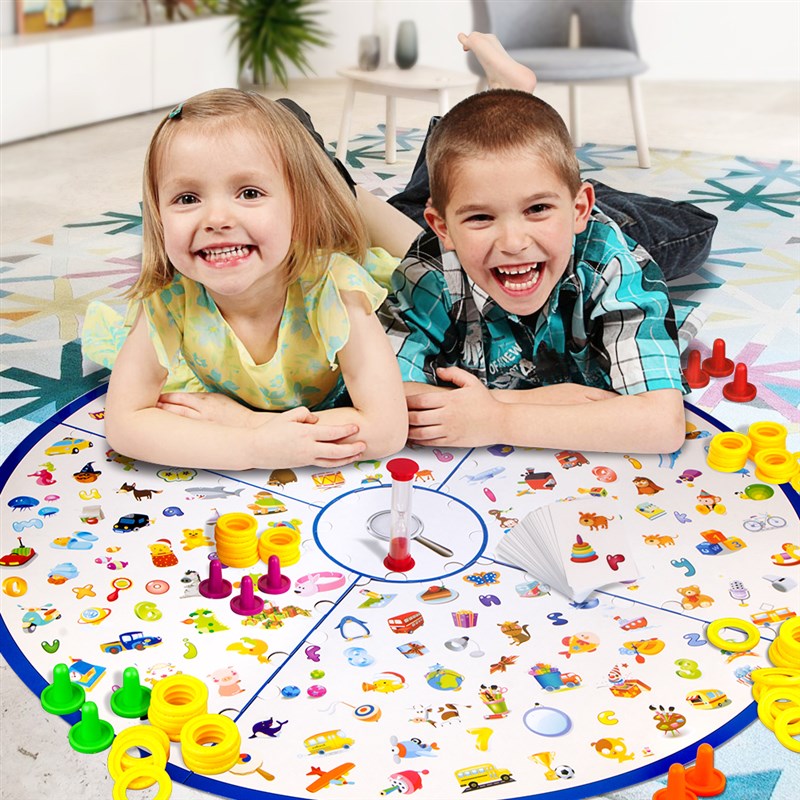 儿童提高专注力记忆力训练亲子互动小侦探找图女孩桌游益智类玩具