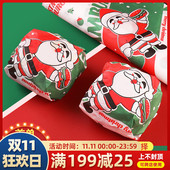 汉堡纸防油纸一次性托盘纸圣诞节饭团纸商用鸡肉卷包装 纸卷饼纸