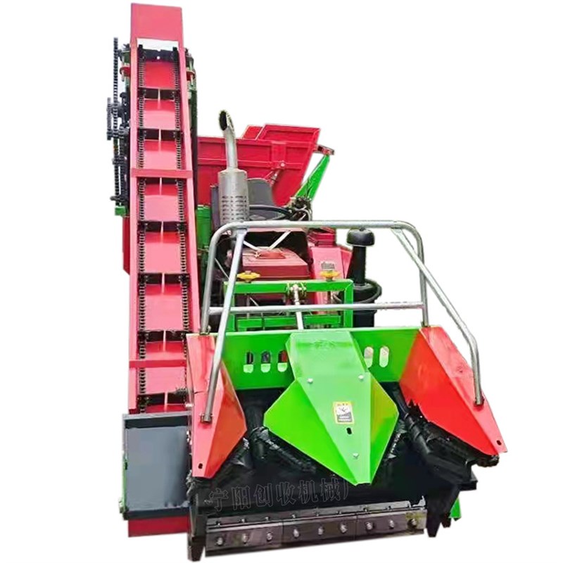 四轮拖拉机背负式玉米收割机 两行苞米收获机茎穗兼收 安装方便
