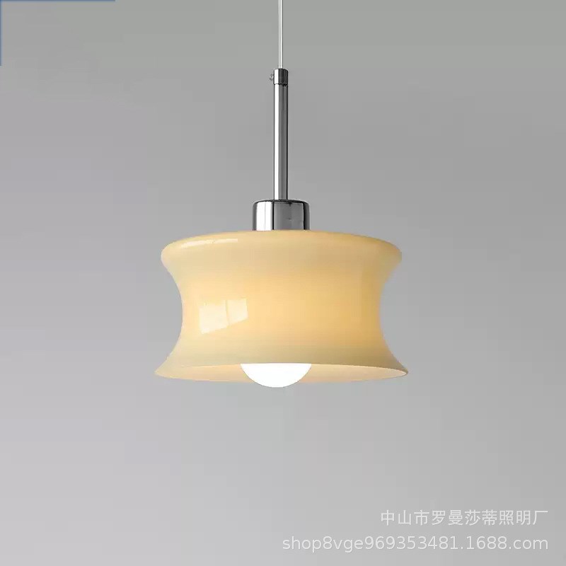 星木小吊灯 法式复古中古风玻璃飘窗单头阳台后现代卧室床头灯具