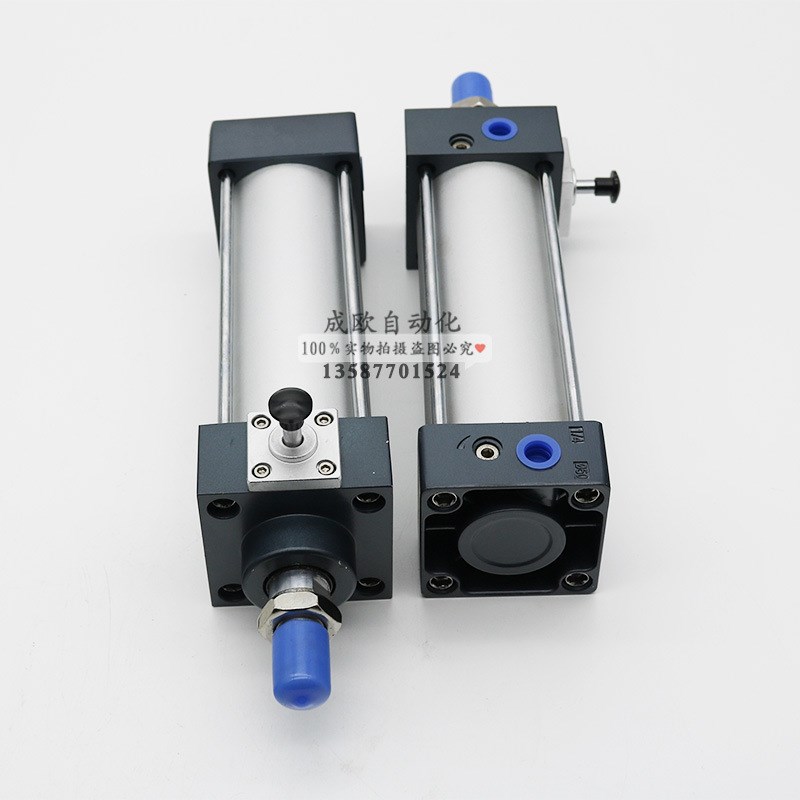 亚德客型拉杆带锁气缸SCLB/SCLF40-25-50-75X100X125X175*200*250