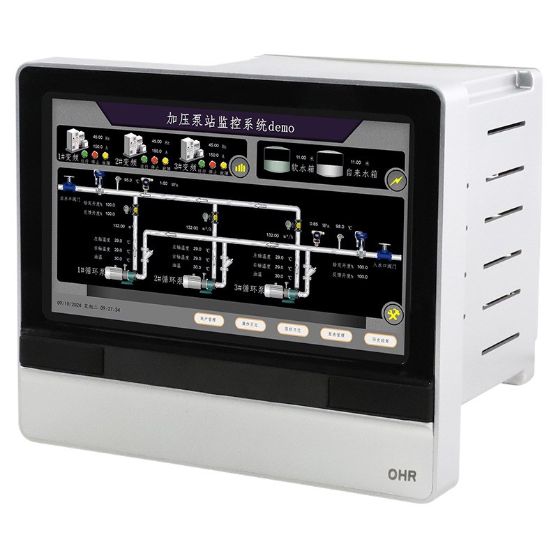 嵌入式控制器32路多通道组态分析数据云方案工业无纸记录仪H800