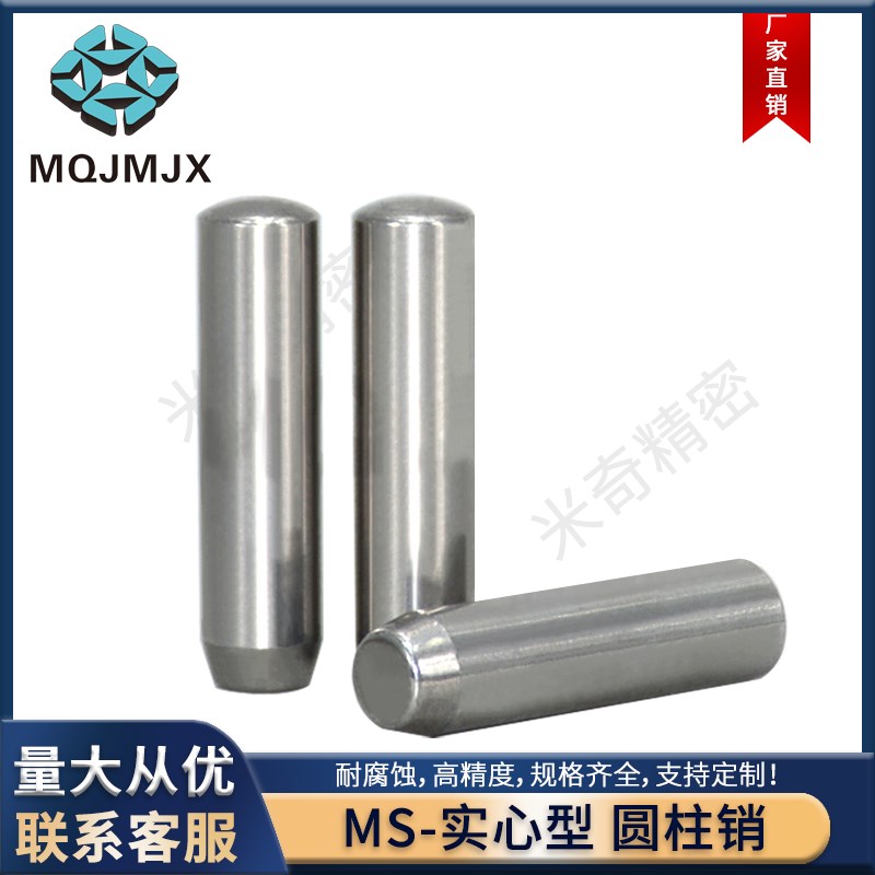 MS直杆定位销轴承钢实心行程销MSS分割圆柱销SWAL固定柱塞SWA