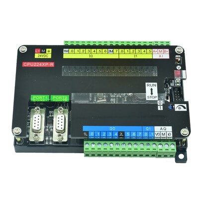 国产plc工控板S7-200cn可编程控制器CPU224XP带模拟量简易板式plc