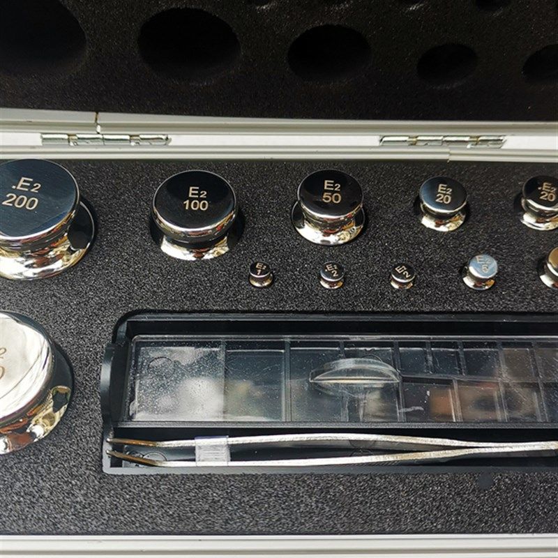 E2级1mg-500mg标准砝码316材质无磁不锈钢法码500mg片码套装现货