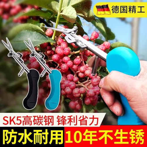 摘花椒神器采摘花椒专用剪刀省力修枝剪水果辣椒茶叶花卉修剪工具