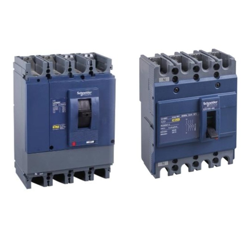 供应固定式 EZD160E3100N 塑壳配电保护断路器 EZD160E 100A 3P3T