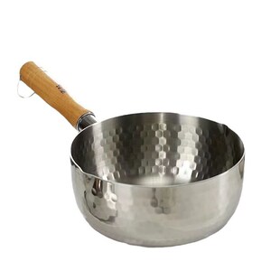 sowe素味无涂层小奶锅日式雪平锅宝宝专用辅食锅不锈钢汤锅泡面锅