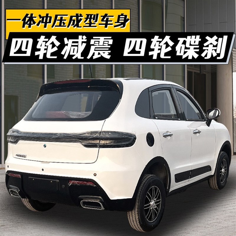 新款油电两用老头乐电动四轮汽车新能源女士生小型家用代步车高端