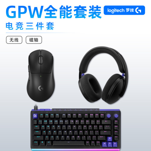 罗技GPW4鹰眼鼠标键盘耳机套装