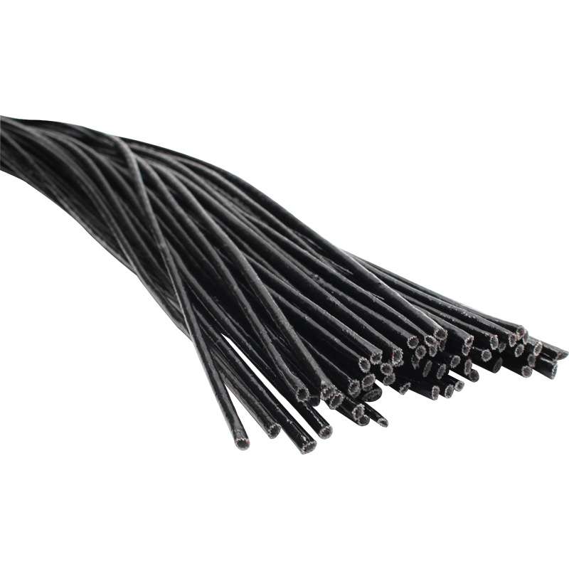 2500V黑色黄腊管玻璃纤维绝缘套管电线电工软管优质加厚阻燃