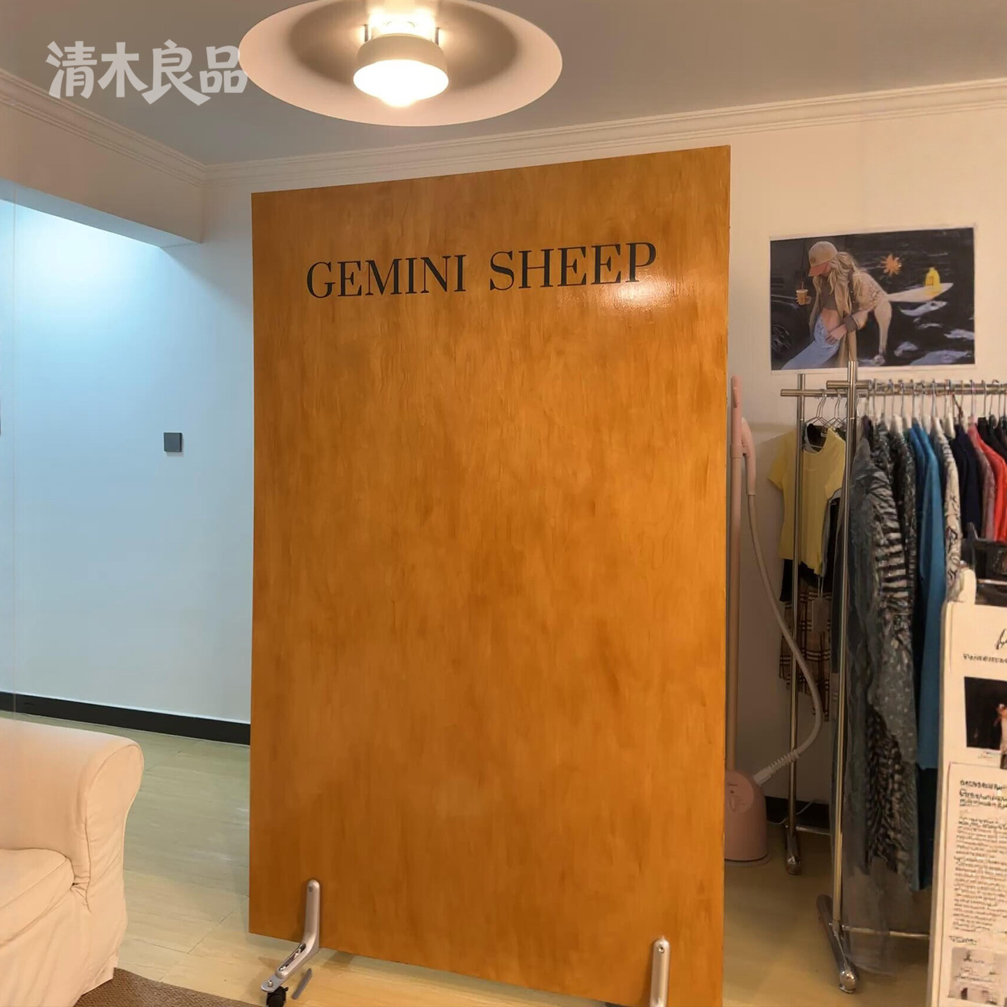 网红屏风隔断摄影背景墙定制