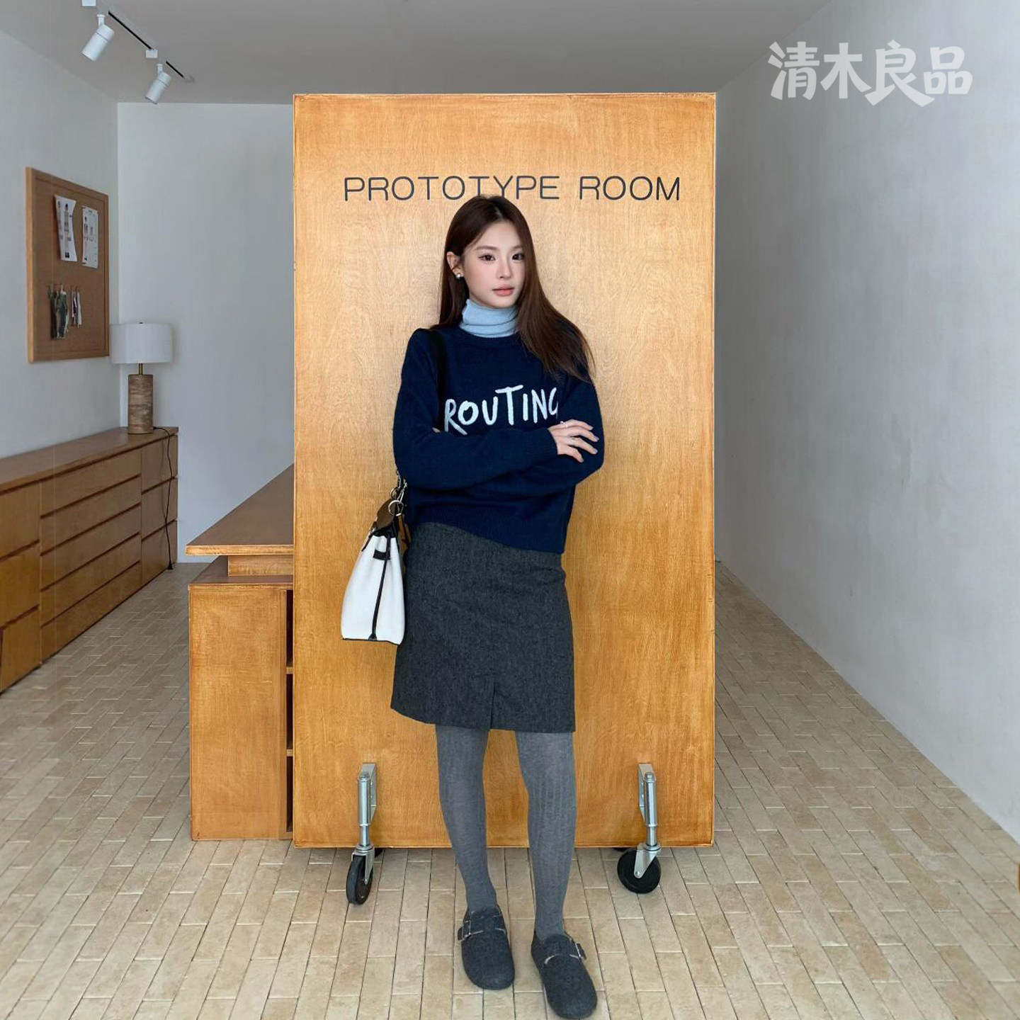 网红移动谷仓门模特服装店背景板拍照摄影道具隔板屏风装饰实木板