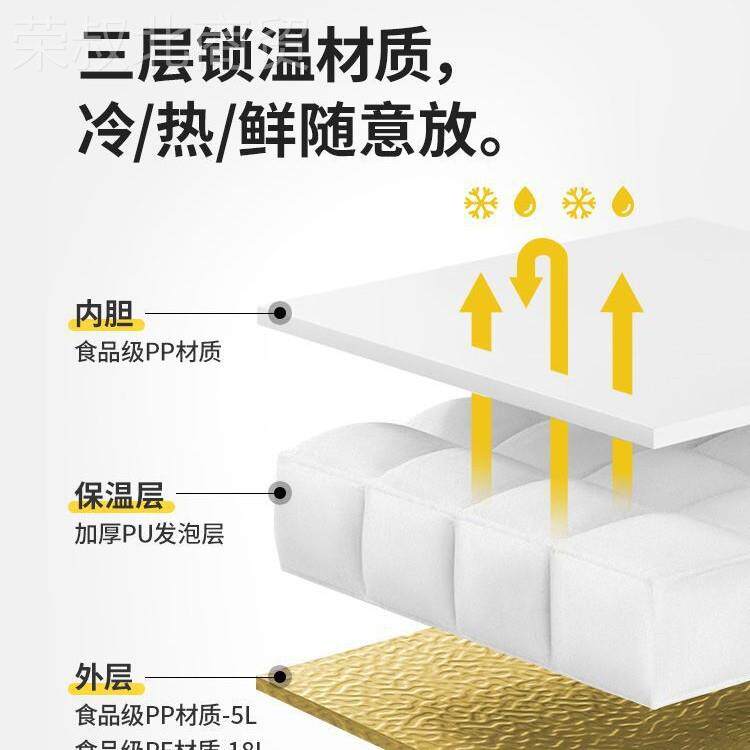 Blackdog挪客户保外温箱露营野车餐移动CTQ冷保藏箱大容量温桶载