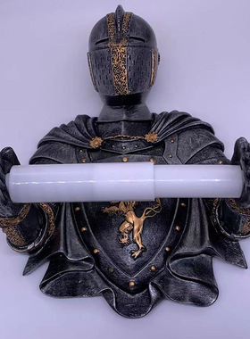 创意骑士士兵厕所纸巾架 卫生间纸巾筒 挂壁式免打孔纸巾抽卷纸
