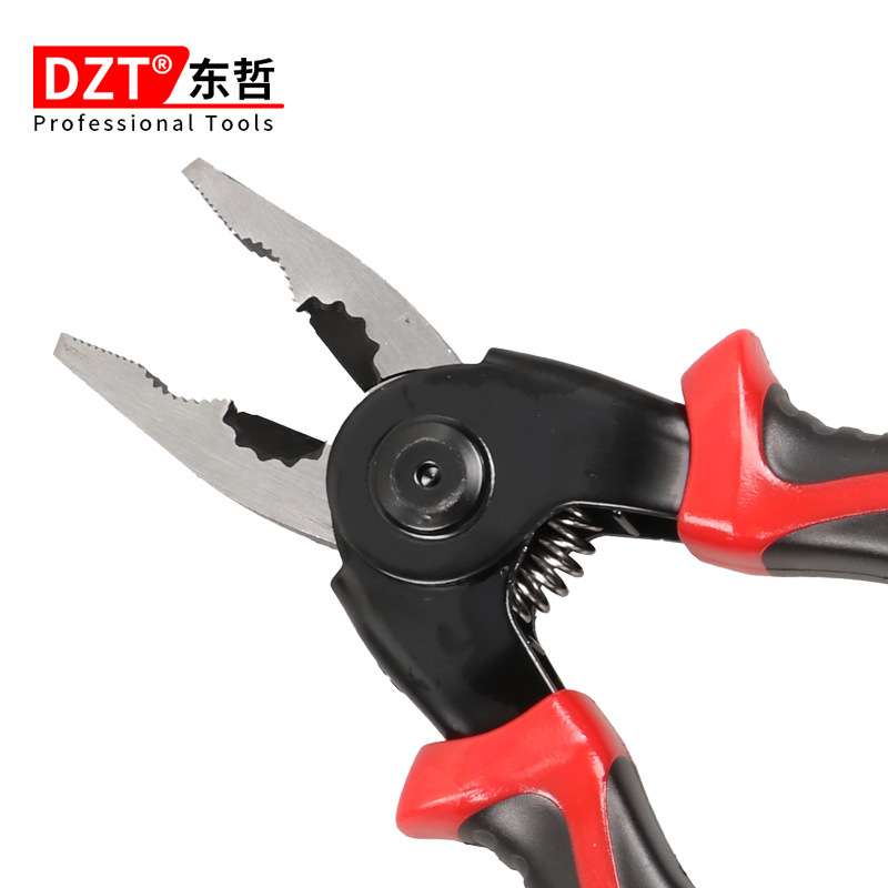 可换头式剪线钳五合一老虎钳电工剥线钳多功能钢丝剪五金工具套装