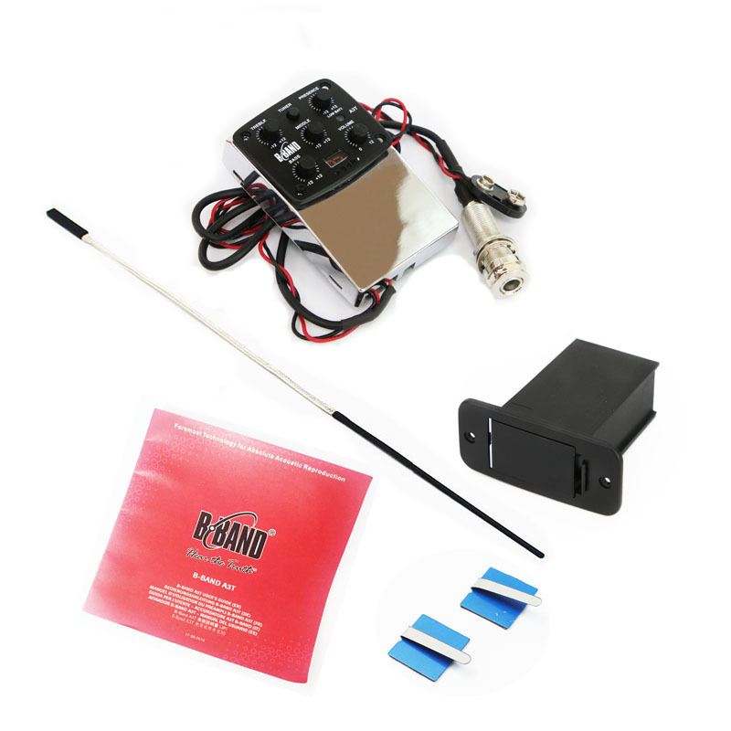 BBAND/A3TXY/T7电箱EQ民谣古典薄桶木吉他压感带调音拾音器