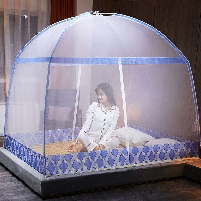 免安装蒙古包蚊帐拉链有底1.5床新款网红1.0米单双人学生宿舍厂