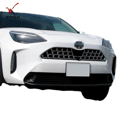 适用于21款雅力士Yaris Cross改装前格栅中网专用电镀装饰亮条