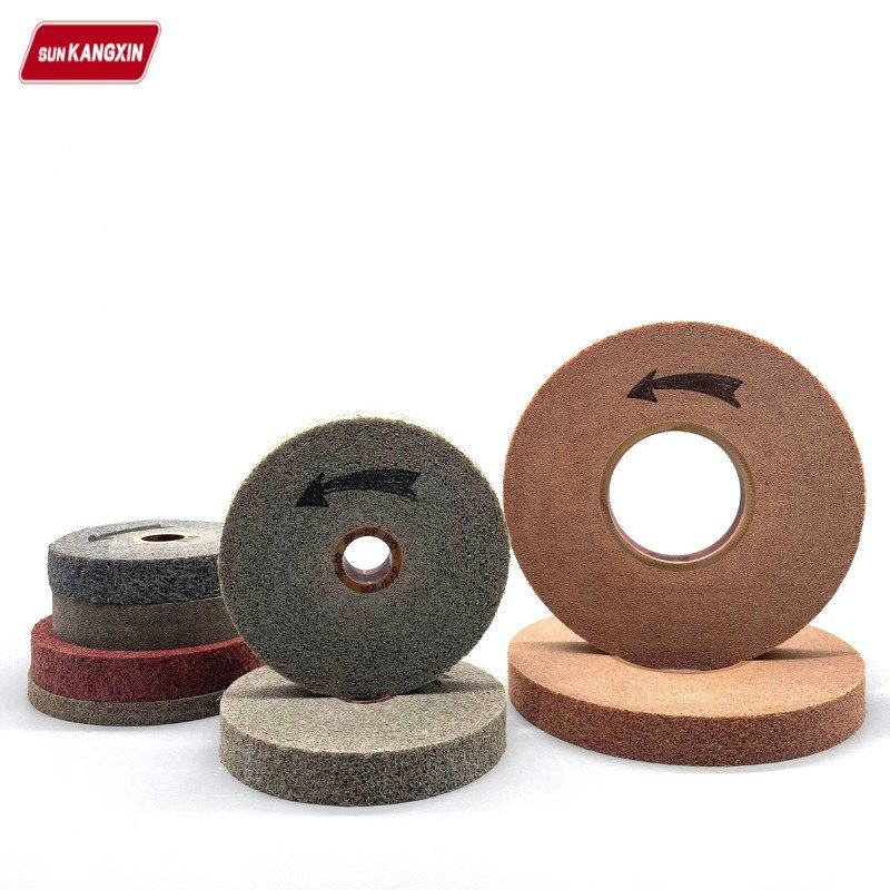 热销EXL卷紧轮 去毛刺打磨抛光轮 不锈钢表面抛光LD纤维轮