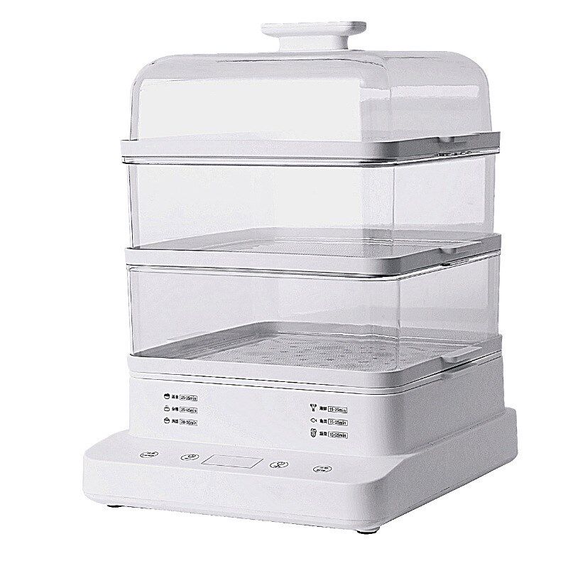跨境220V110V伏电蒸笼 家用蒸煮电蒸锅 欧规美规电蒸箱蒸汽锅