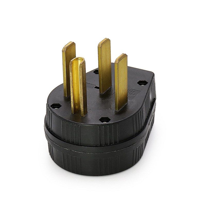 美国三相四线插头 NEMA14-50P美式组装插头 50A 125/250V