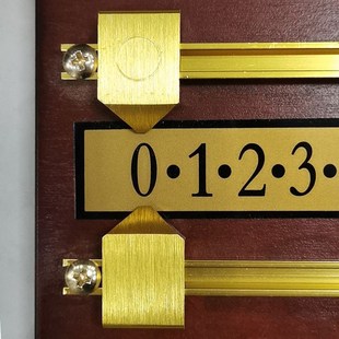 台球计分器计分板记分牌高密度板台球积分器2轨长方形台球计分板