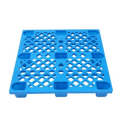 1010网格九脚塑料拖盘1000*1000*150物流托盘叉车拖板仓库防潮板