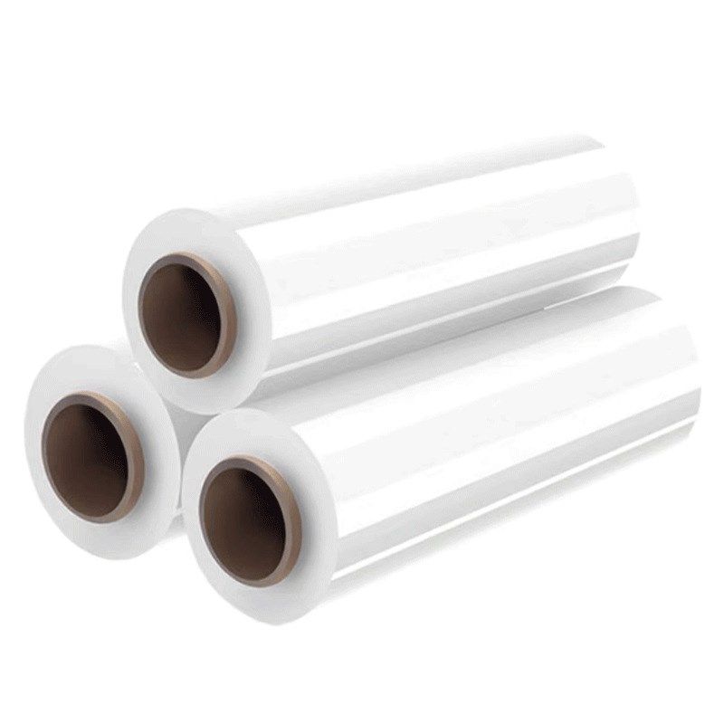 缠绕膜打包膜pe拉伸膜50cm宽塑料保护膜包装膜大卷工业保鲜膜包邮