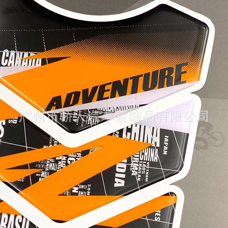 适用于新款DUKE 390 1290ADV 油箱贴摩托车鱼骨贴个性改装车贴