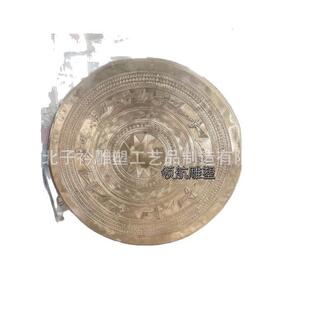 大型铜鼓雕塑广西鼓户外大型少数民族铜鼓景区公园广场铜鼓雕