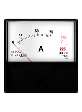 TP-80K-2094AC75A-3倍过载OTC焊机用电流电压指针表替代横河表