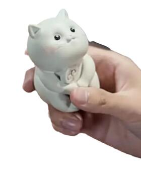 新款创意周边可爱小猫咪治愈系摆件小猫茶宠厂家直销