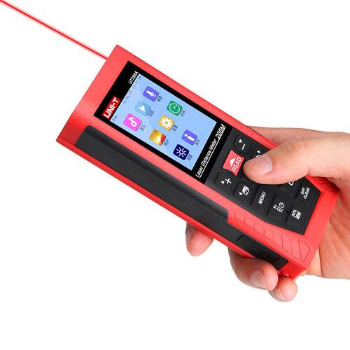 优利德 UT398A 手持式激光测距仪200米红外线量房仪距离测量仪