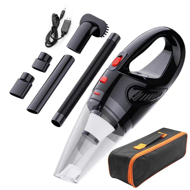 车载吸尘器无线大功率干湿两用迷你车用吸尘器家用无线充电彩盒英