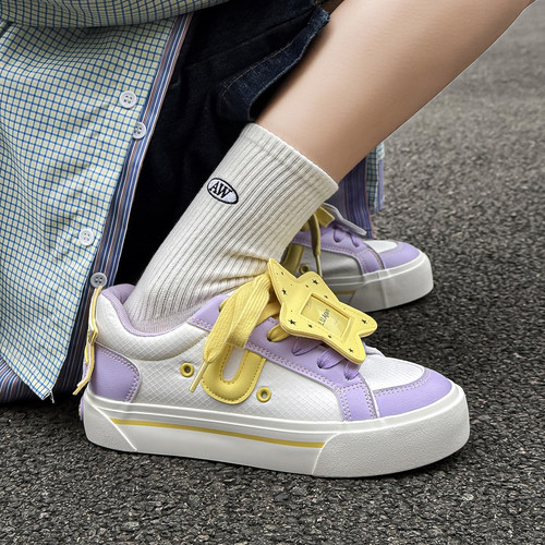 luagain星星鞋休闲板鞋女