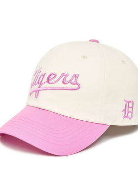 MLB 新款棒球帽女字母刺绣防晒显脸小休闲百搭鸭舌帽 3ACPC013N